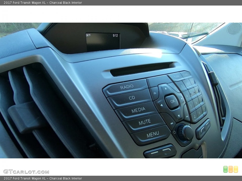 Charcoal Black Interior Controls for the 2017 Ford Transit Wagon XL #140462854