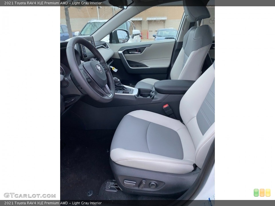 Light Gray Interior Front Seat for the 2021 Toyota RAV4 XLE Premium AWD #140464123