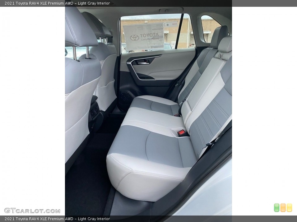 Light Gray Interior Rear Seat for the 2021 Toyota RAV4 XLE Premium AWD #140464144