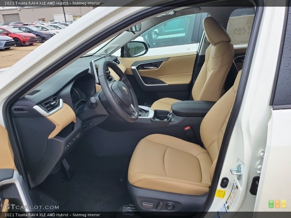 Nutmeg Interior Photo for the 2021 Toyota RAV4 XLE AWD Hybrid #140464327