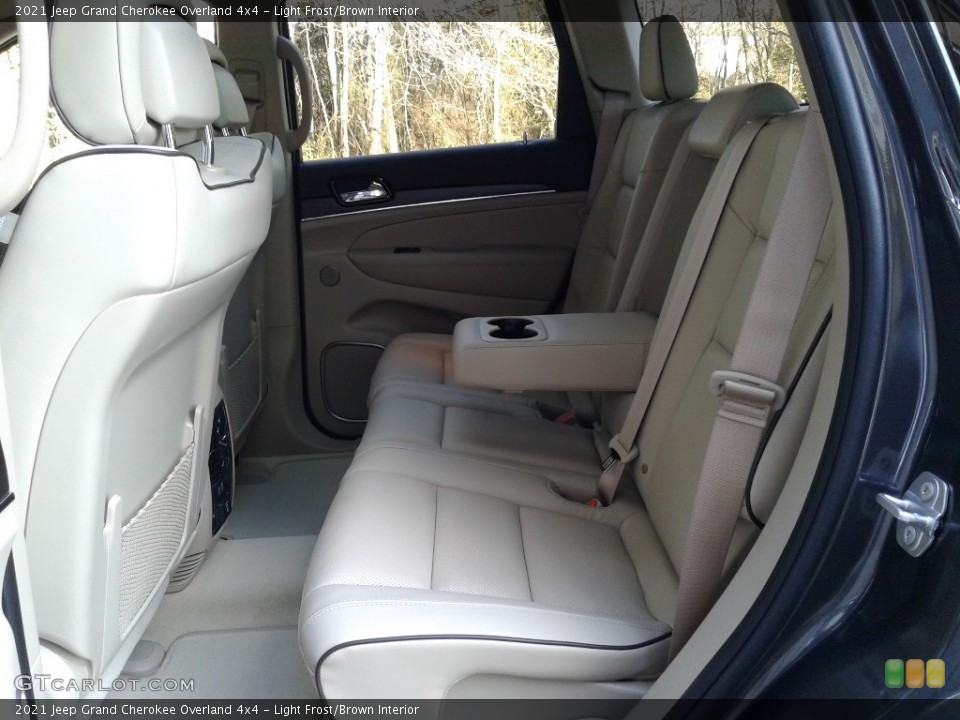 Light Frost/Brown Interior Rear Seat for the 2021 Jeep Grand Cherokee Overland 4x4 #140469727