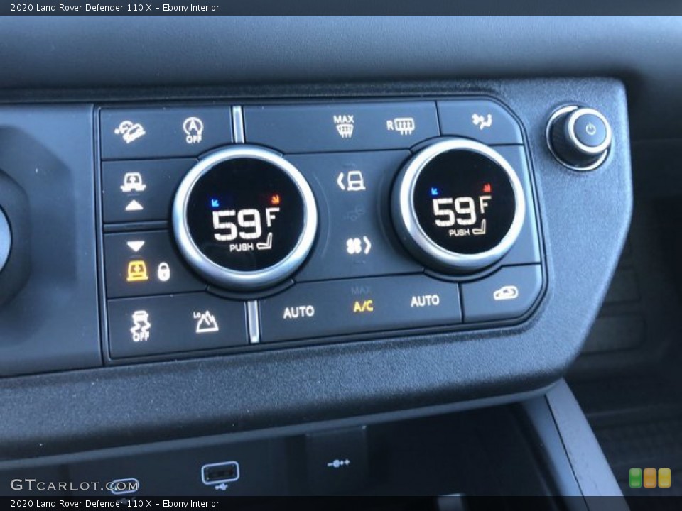 Ebony Interior Controls for the 2020 Land Rover Defender 110 X #140471383