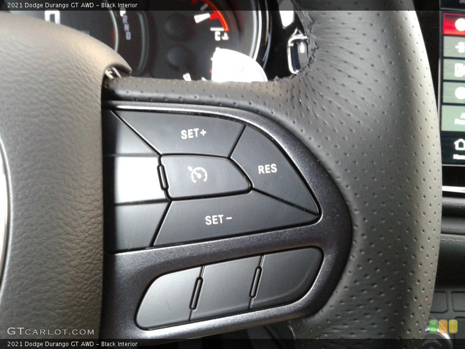 Black Interior Steering Wheel for the 2021 Dodge Durango GT AWD #140473516