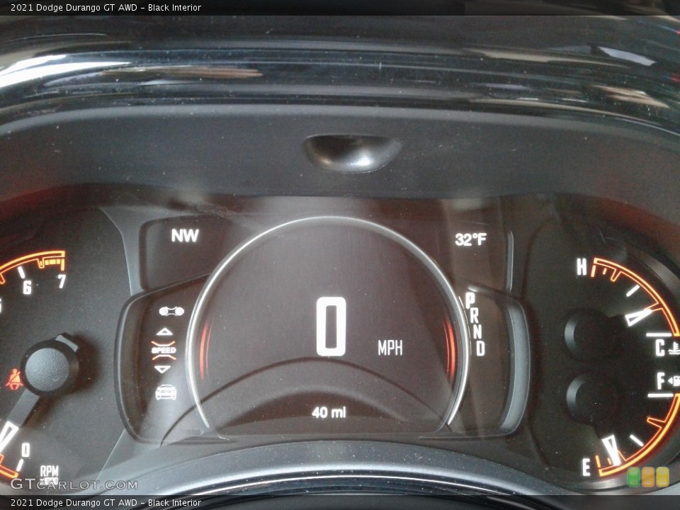 Black Interior Gauges for the 2021 Dodge Durango GT AWD #140473543