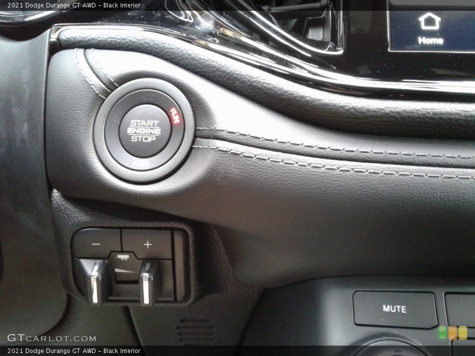 Black Interior Controls for the 2021 Dodge Durango GT AWD #140473681
