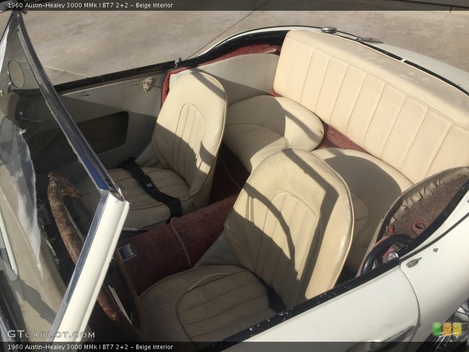 Beige 1960 Austin-Healey 3000 Interiors
