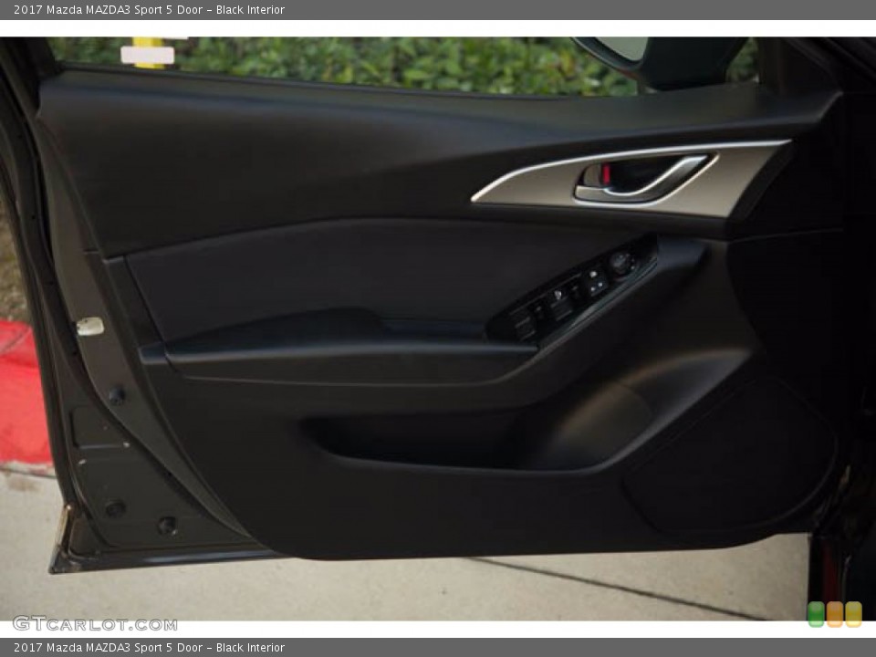 Black Interior Door Panel for the 2017 Mazda MAZDA3 Sport 5 Door #140475958
