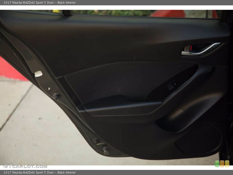 Black Interior Door Panel for the 2017 Mazda MAZDA3 Sport 5 Door #140475979
