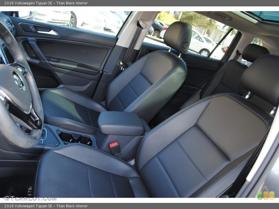 Titan Black Interior Front Seat for the 2018 Volkswagen Tiguan SE #140482918