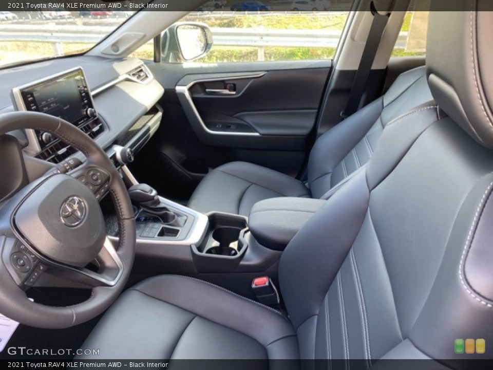 Black Interior Front Seat for the 2021 Toyota RAV4 XLE Premium AWD #140484208