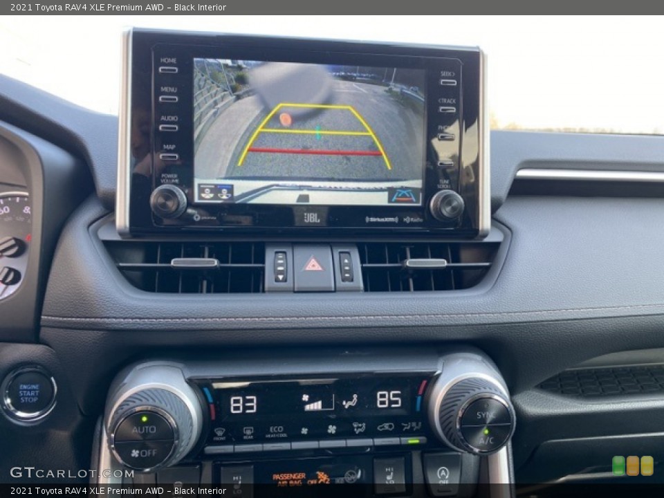 Black Interior Controls for the 2021 Toyota RAV4 XLE Premium AWD #140484310