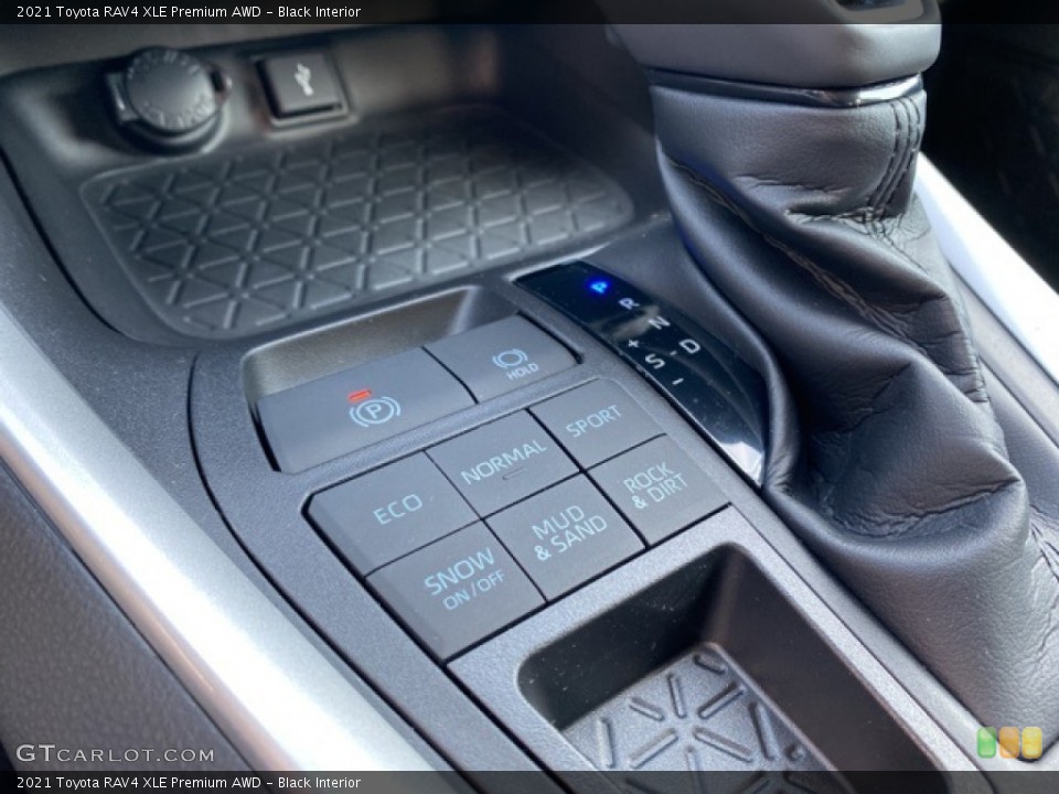 Black Interior Controls for the 2021 Toyota RAV4 XLE Premium AWD #140484493