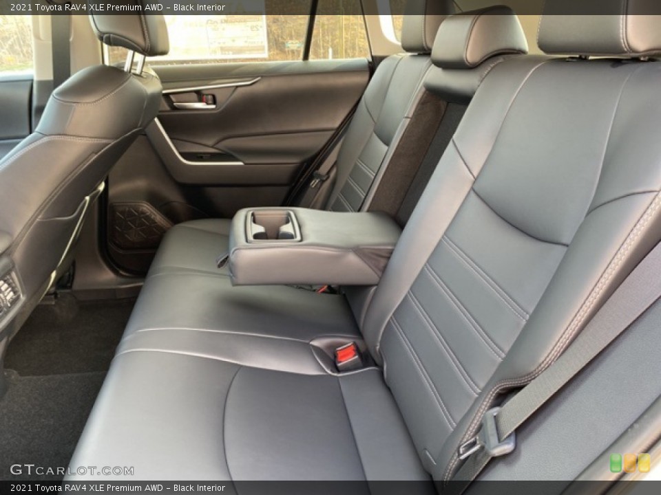 Black Interior Rear Seat for the 2021 Toyota RAV4 XLE Premium AWD #140484607
