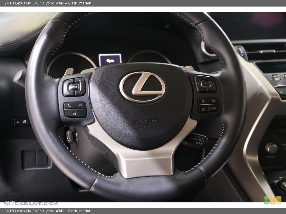 Black Interior Steering Wheel for the 2018 Lexus NX 300h Hybrid AWD #140484916