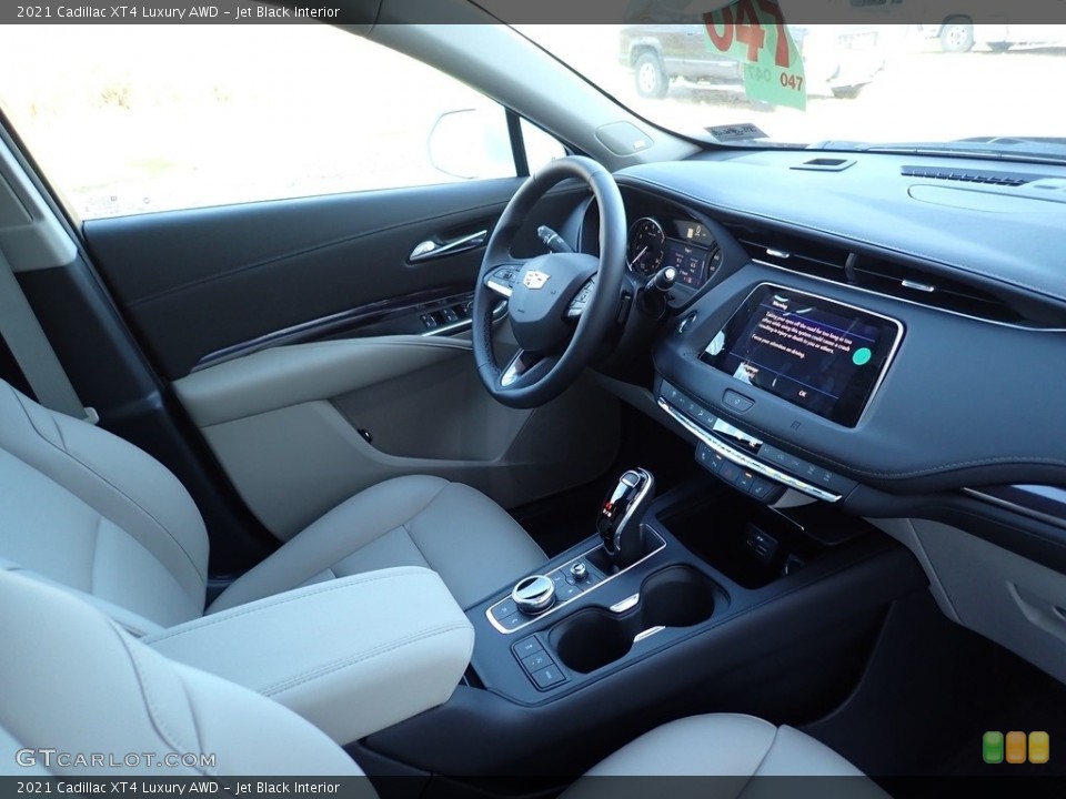 Jet Black Interior Photo for the 2021 Cadillac XT4 Luxury AWD #140484979