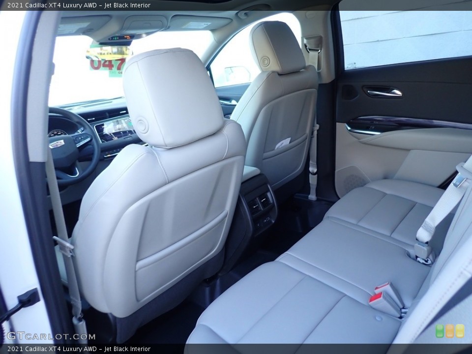 Jet Black Interior Rear Seat for the 2021 Cadillac XT4 Luxury AWD #140485045
