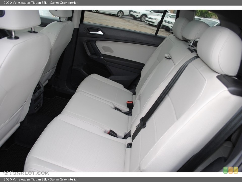 Storm Gray Interior Rear Seat for the 2020 Volkswagen Tiguan SEL #140486623