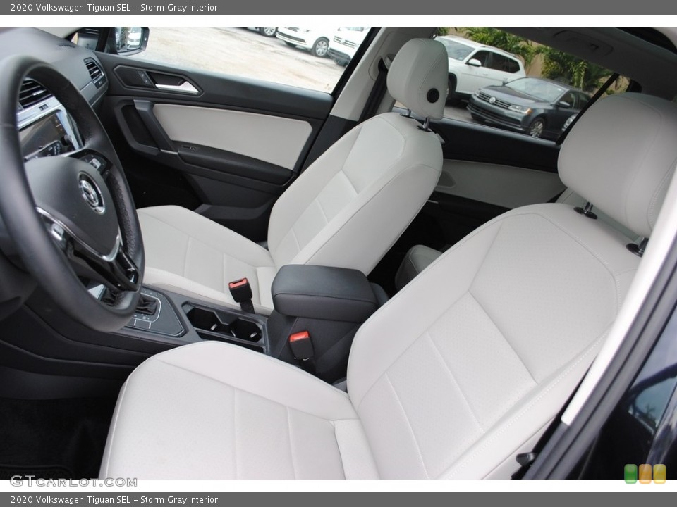 Storm Gray Interior Front Seat for the 2020 Volkswagen Tiguan SEL #140486641