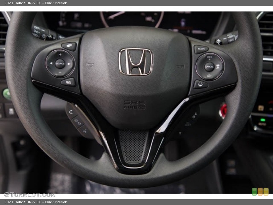 Black Interior Steering Wheel for the 2021 Honda HR-V EX #140487879