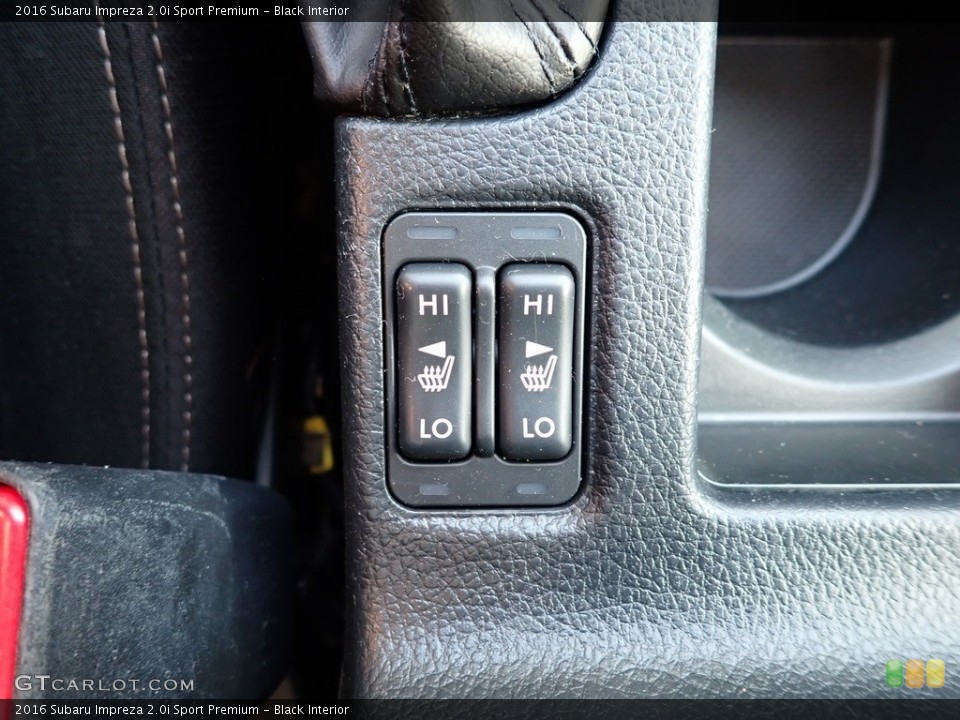 Black Interior Controls for the 2016 Subaru Impreza 2.0i Sport Premium #140489113