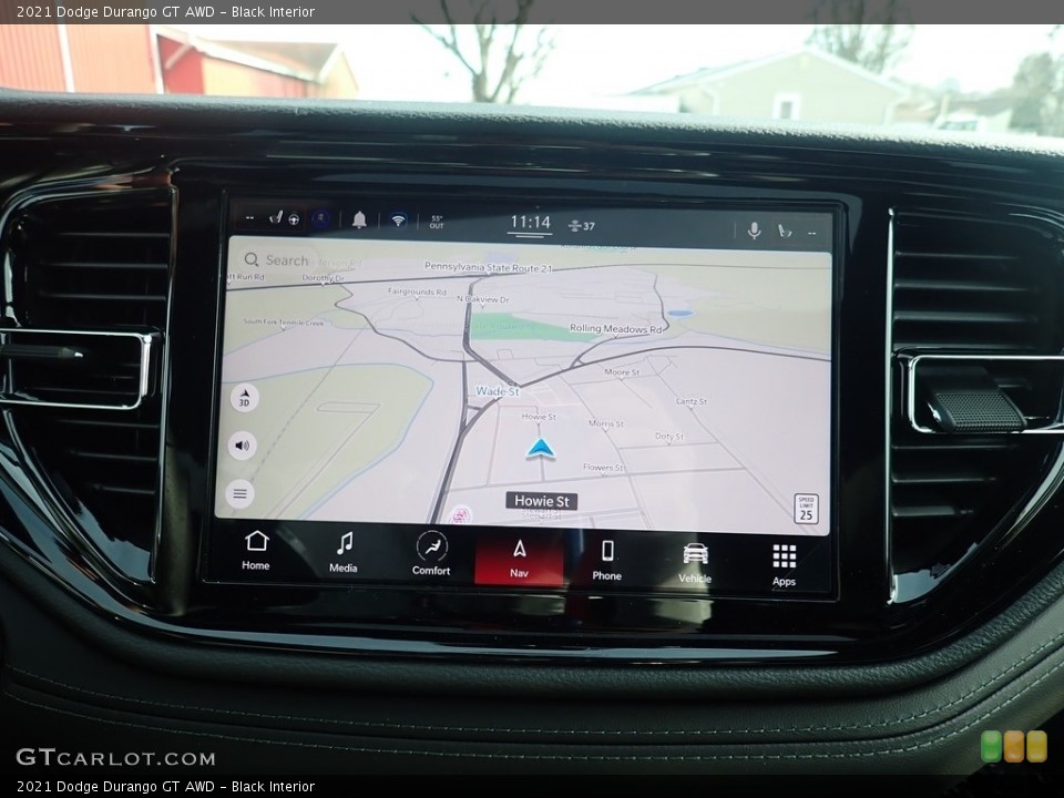 Black Interior Navigation for the 2021 Dodge Durango GT AWD #140489446