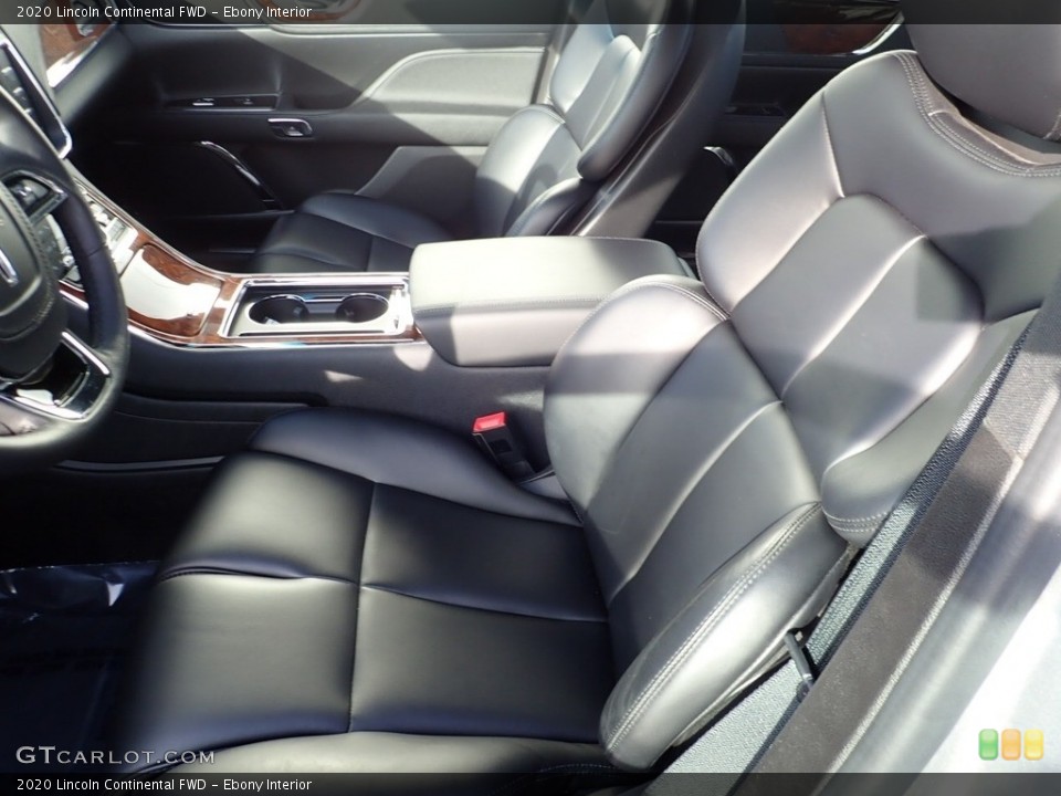 Ebony Interior Front Seat for the 2020 Lincoln Continental FWD #140490091