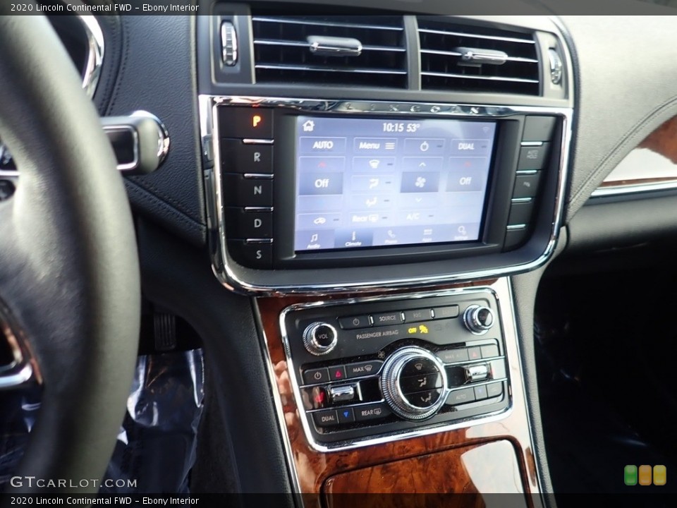 Ebony Interior Controls for the 2020 Lincoln Continental FWD #140490232