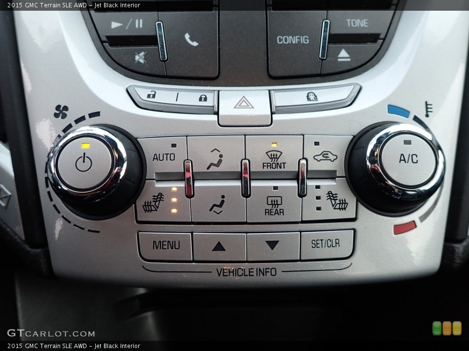 Jet Black Interior Controls for the 2015 GMC Terrain SLE AWD #140490982