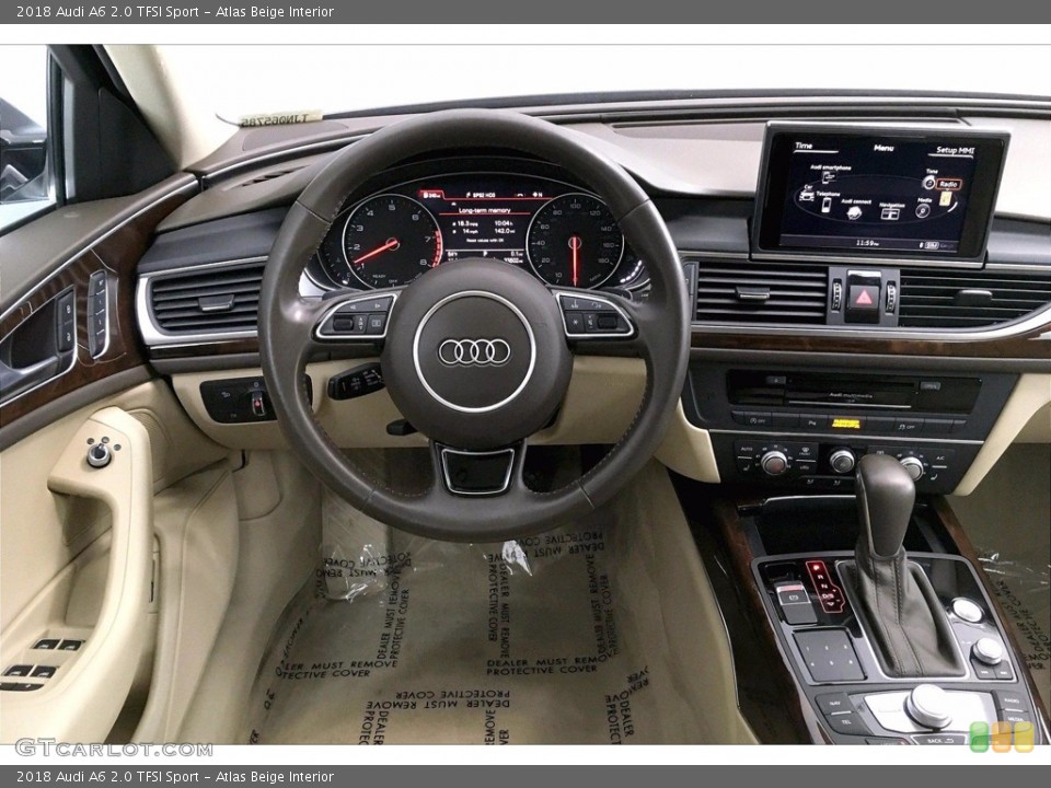 Atlas Beige Interior Dashboard for the 2018 Audi A6 2.0 TFSI Sport #140491672