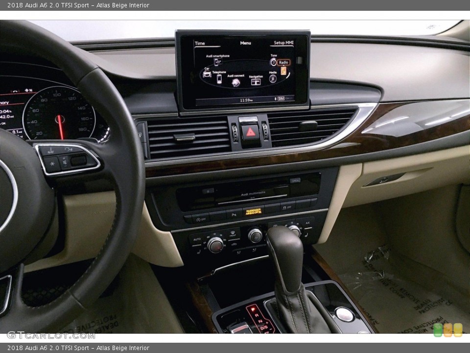 Atlas Beige Interior Dashboard for the 2018 Audi A6 2.0 TFSI Sport #140491693
