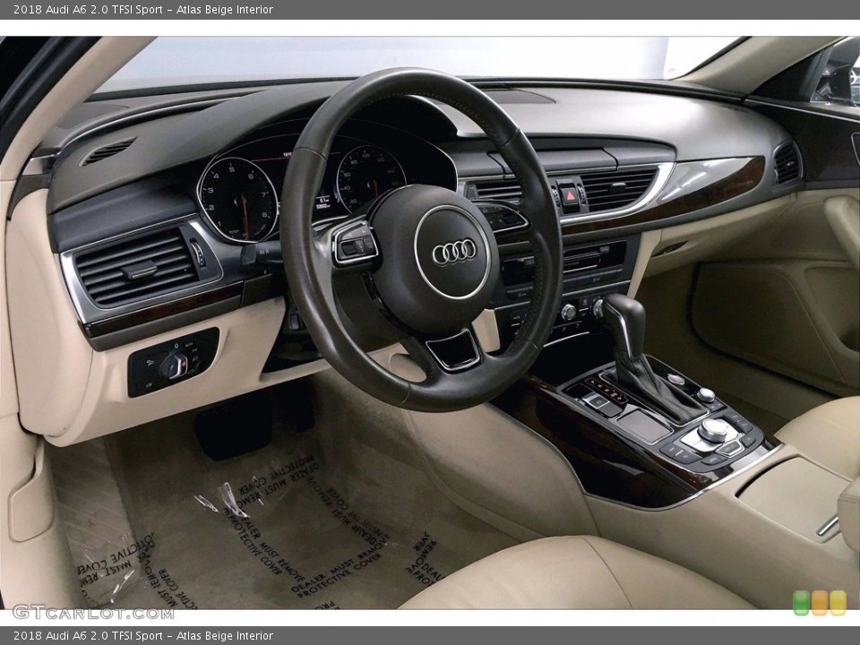 Atlas Beige Interior Dashboard for the 2018 Audi A6 2.0 TFSI Sport #140491975