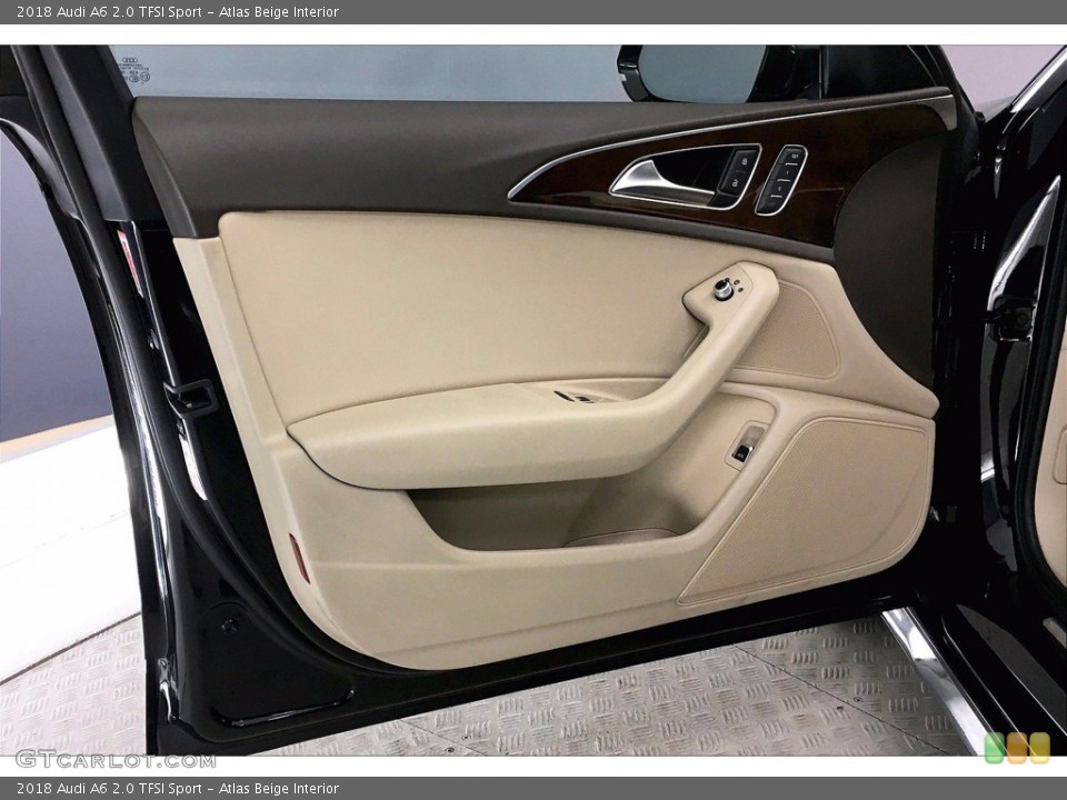 Atlas Beige Interior Door Panel for the 2018 Audi A6 2.0 TFSI Sport #140492014