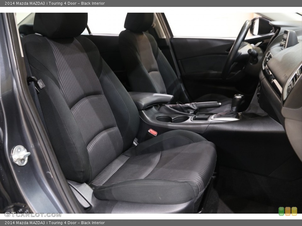 Black Interior Front Seat for the 2014 Mazda MAZDA3 i Touring 4 Door #140492956