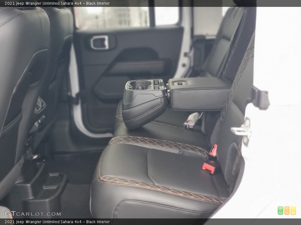Black Interior Rear Seat for the 2021 Jeep Wrangler Unlimited Sahara 4x4 #140495304