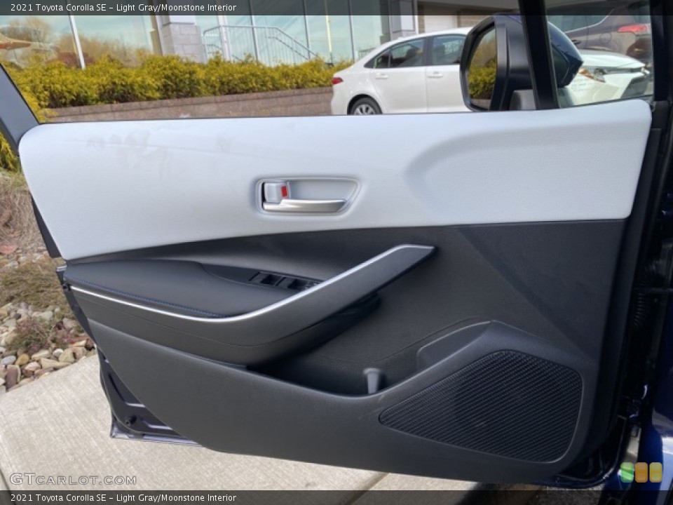 Light Gray/Moonstone Interior Door Panel for the 2021 Toyota Corolla SE #140495847