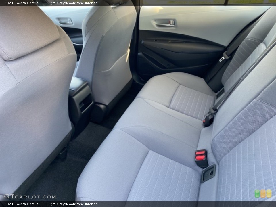 Light Gray/Moonstone Interior Rear Seat for the 2021 Toyota Corolla SE #140495940