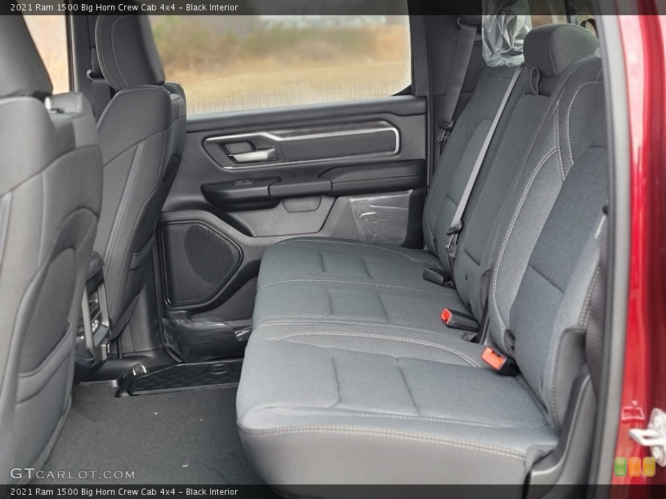 Black Interior Rear Seat for the 2021 Ram 1500 Big Horn Crew Cab 4x4 #140496834