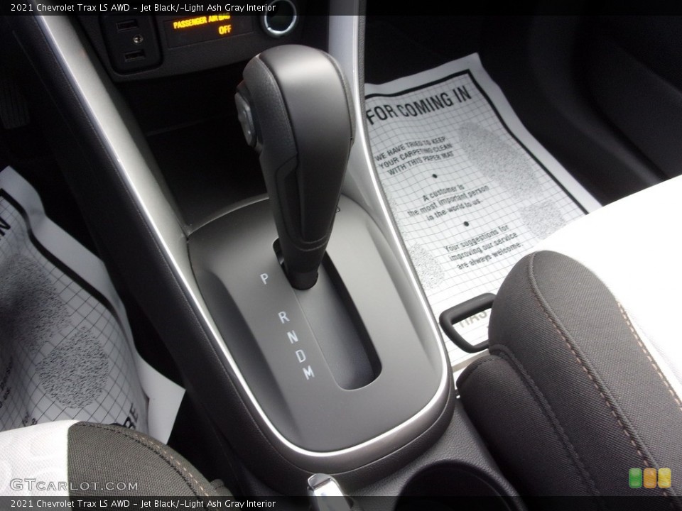 Jet Black/­Light Ash Gray Interior Transmission for the 2021 Chevrolet Trax LS AWD #140497140