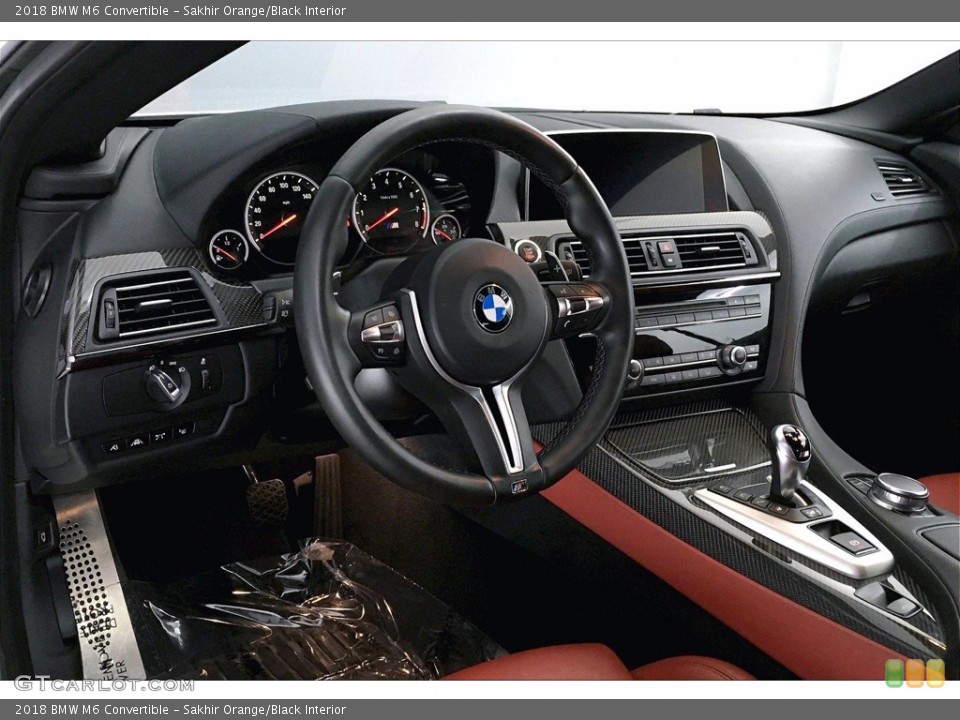 Sakhir Orange/Black Interior Dashboard for the 2018 BMW M6 Convertible #140497182