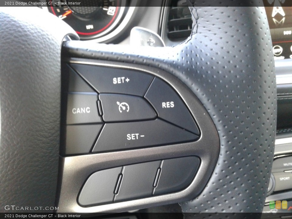 Black Interior Steering Wheel for the 2021 Dodge Challenger GT #140498415