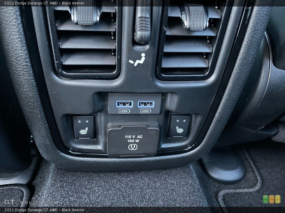 Black Interior Controls for the 2021 Dodge Durango GT AWD #140498808