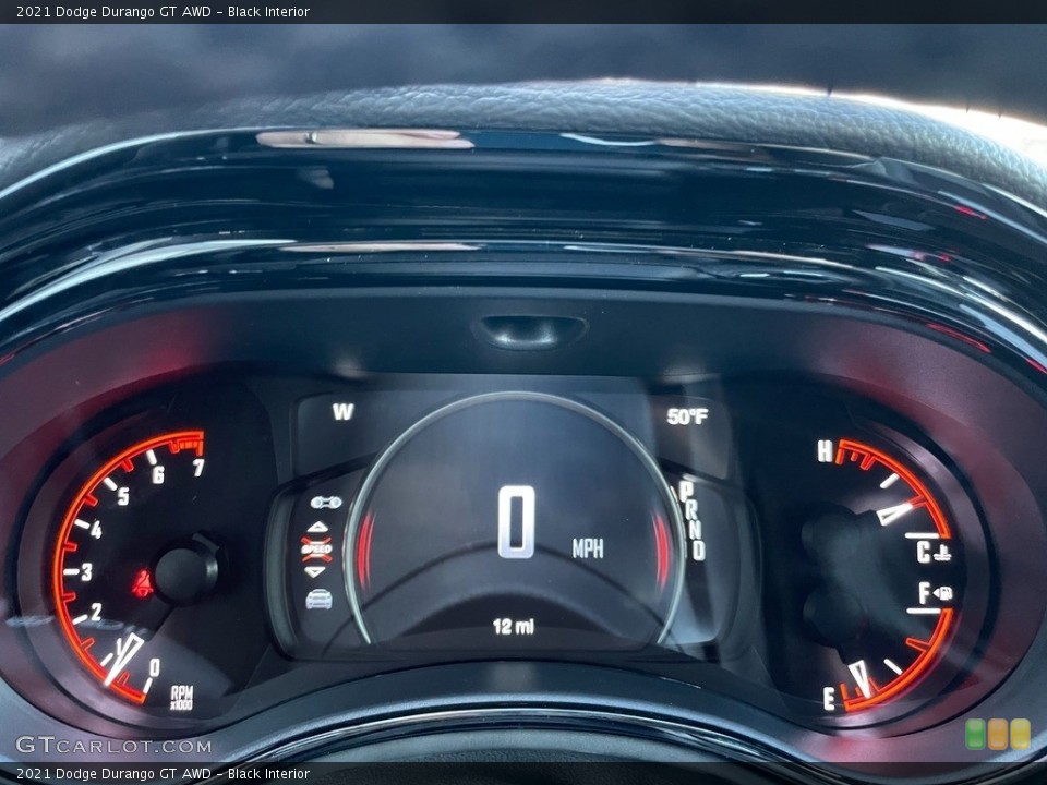 Black Interior Gauges for the 2021 Dodge Durango GT AWD #140498913