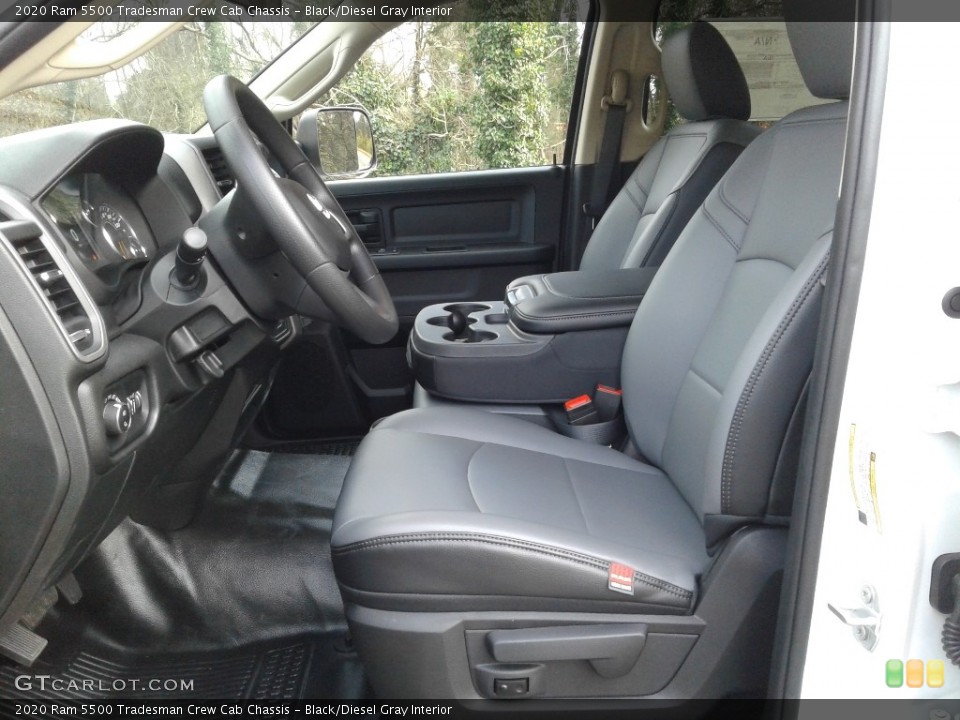 Black/Diesel Gray 2020 Ram 5500 Interiors
