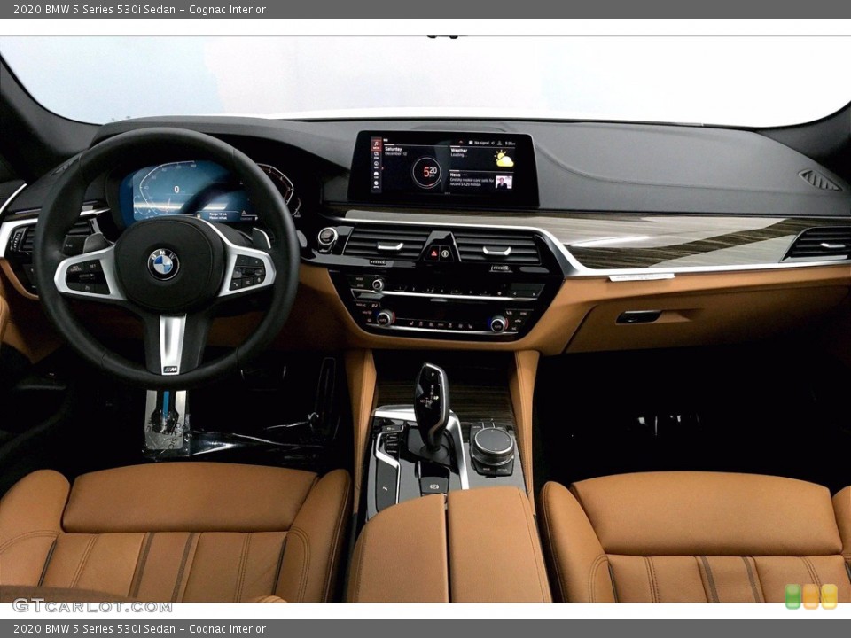 Cognac Interior Front Seat for the 2020 BMW 5 Series 530i Sedan #140499471