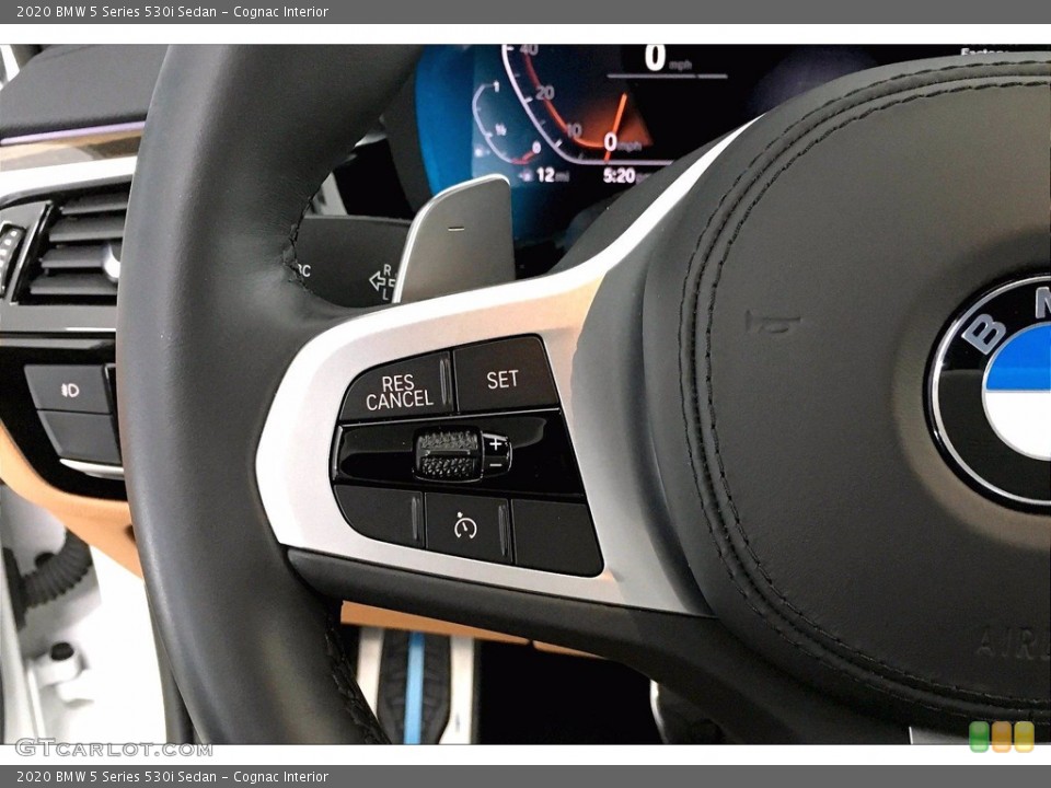 Cognac Interior Steering Wheel for the 2020 BMW 5 Series 530i Sedan #140499480