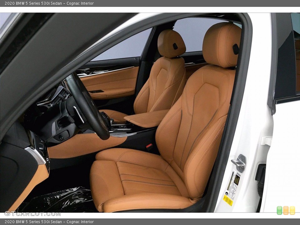 Cognac Interior Front Seat for the 2020 BMW 5 Series 530i Sedan #140499510