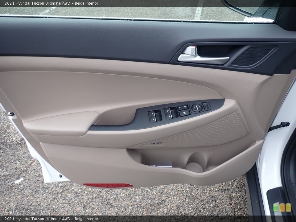 Beige Interior Door Panel for the 2021 Hyundai Tucson Ulitimate AWD #140500308