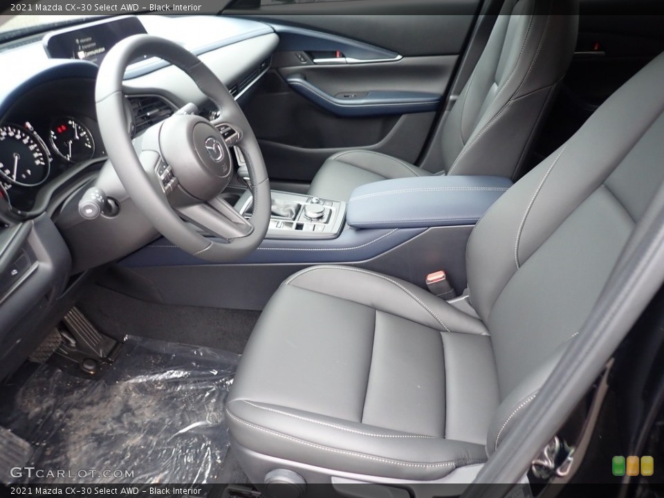 Black Interior Front Seat for the 2021 Mazda CX-30 Select AWD #140500989