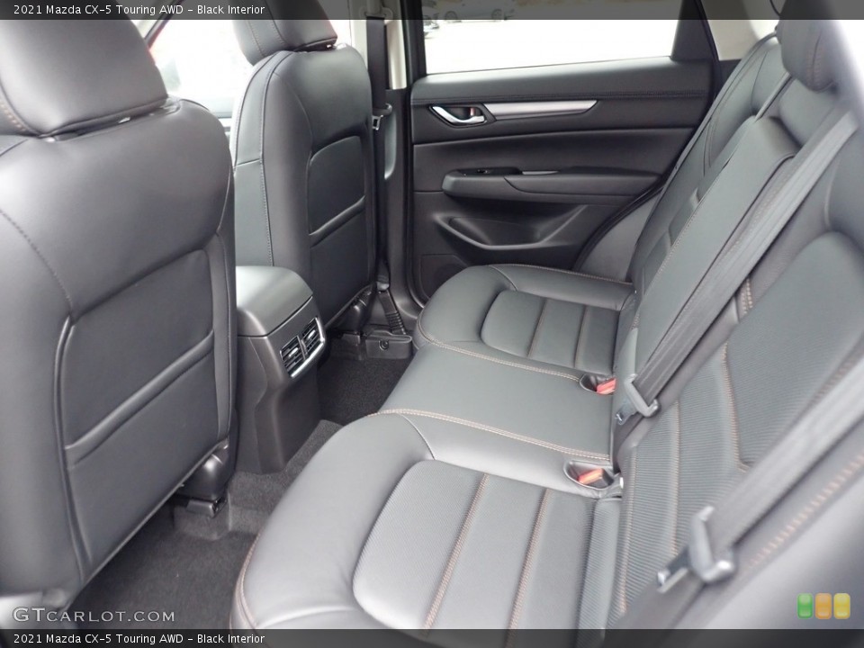 Black Interior Rear Seat for the 2021 Mazda CX-5 Touring AWD #140501722