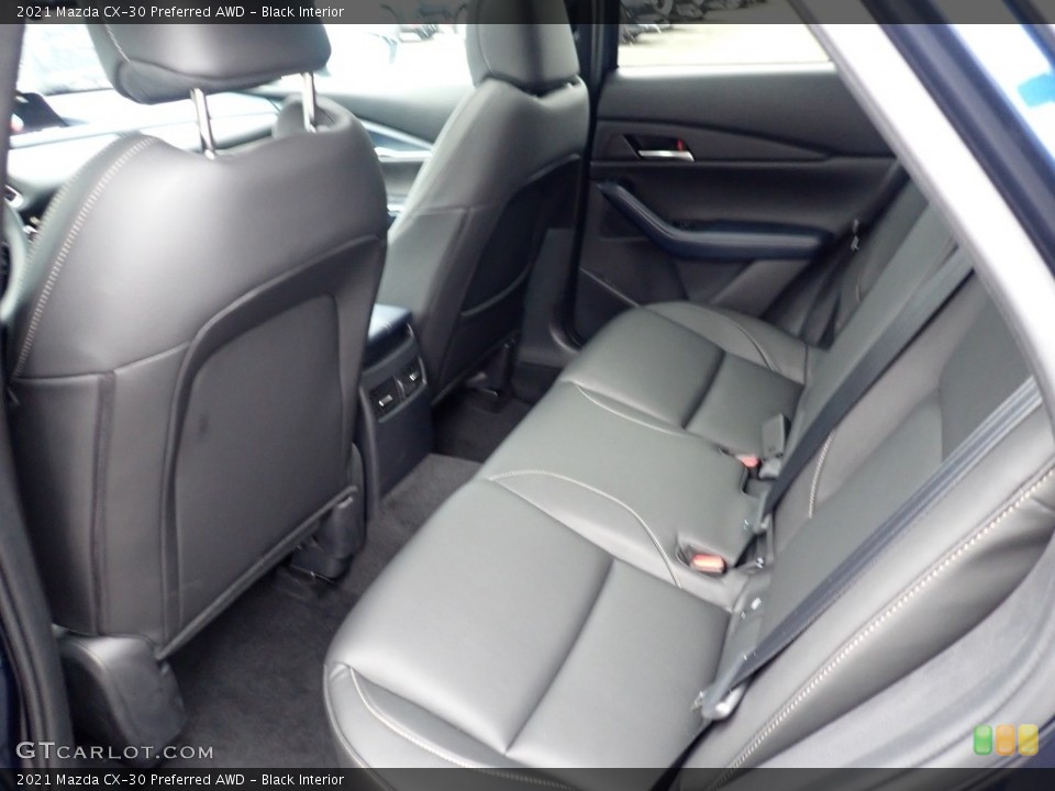 Black Interior Rear Seat for the 2021 Mazda CX-30 Preferred AWD #140502081